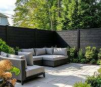 Black Composite Outdoor Fencing