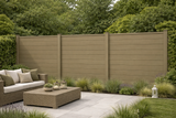 Khaki Composite Outdoor Fencing