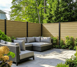 Khaki Composite Outdoor Fencing