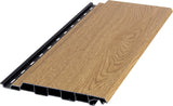 Dark Oak Composite Slat Outdoor Panel 290cm