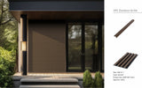 Walnut Composite Slat Outdoor Panel 240cm