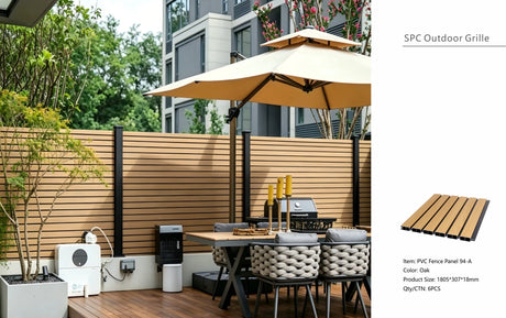 Oak Composite Outdoor Fencing 180cm