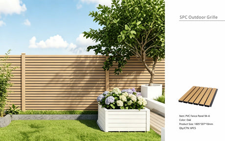 Oak Composite Outdoor Fencing 180cm
