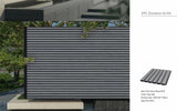 Grey Oak Composite Outdoor Fencing 180cm