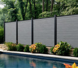 Grey Oak Composite Outdoor Fencing 30 x 180cm