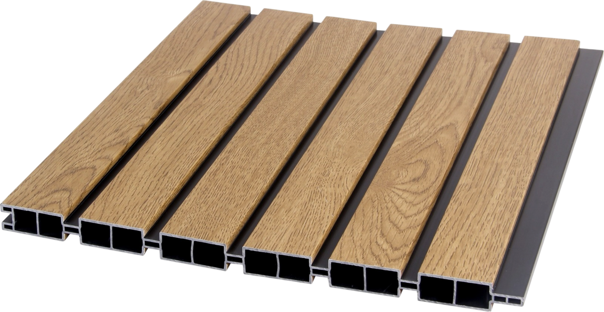 Dark Oak Composite Outdoor Fencing 180cm