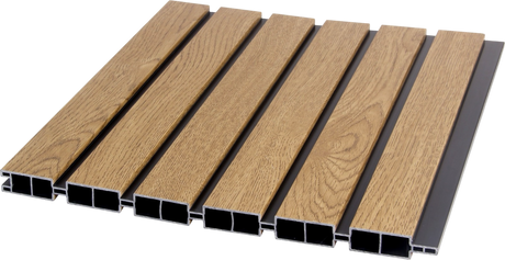Dark Oak Composite Outdoor Fencing 180cm