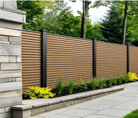 Dark Oak Composite Outdoor Fencing 30 x 180cm