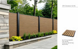 Dark Oak Composite Outdoor Fencing 180cm