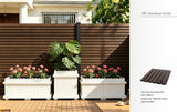 Walnut Composite Outdoor Fencing 180cm