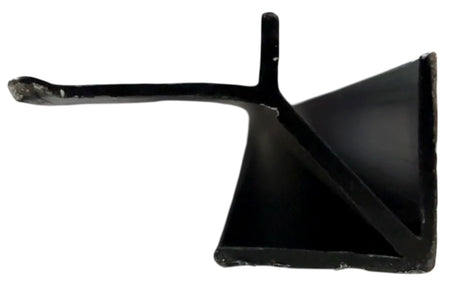 Black Aluminium Corner Strip for Wall Panels