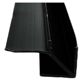 Black Aluminium Corner Strip for Wall Panels