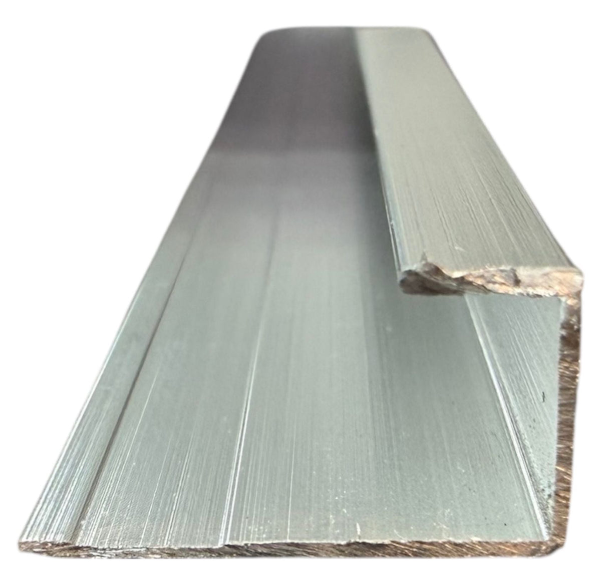 Silver Aluminium End Strip for Wall Panels