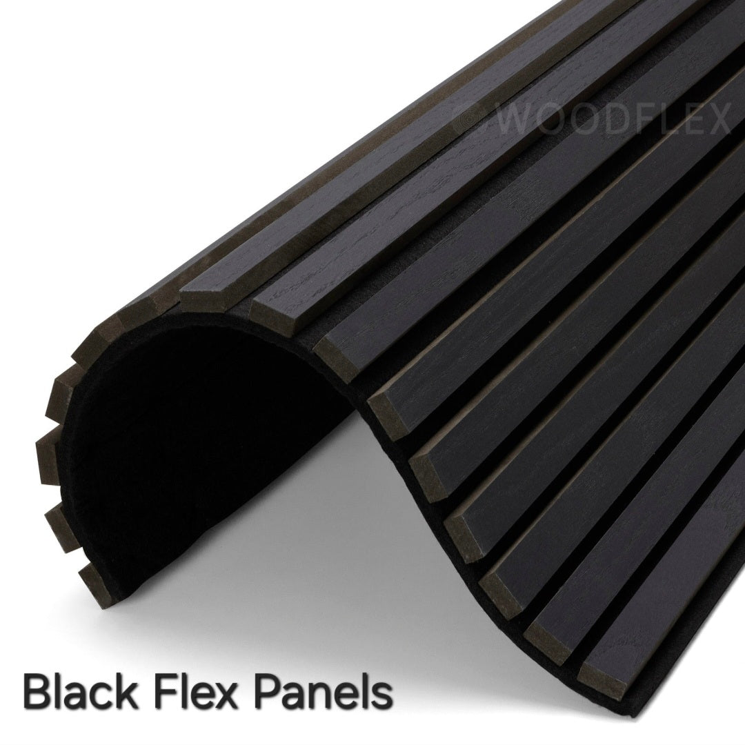 Black Flex Panels Premium Acoustic Wall Panel