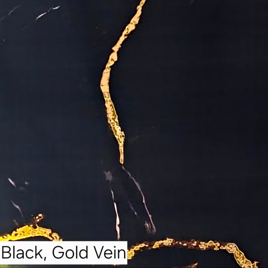 Black Gold Vein PVC Wall Panel