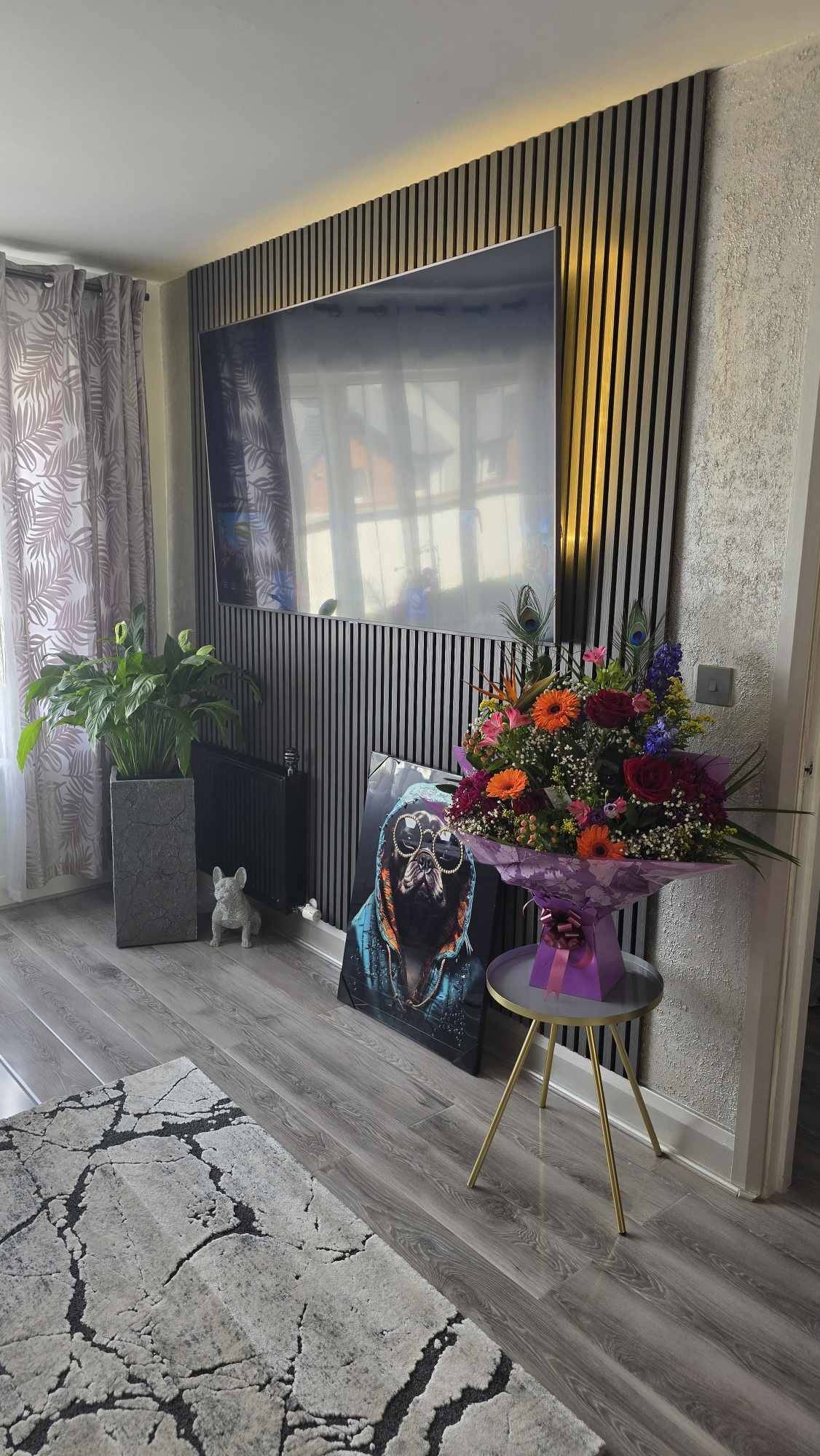 Dark Grey Acoustic Panel 60 x 240cm