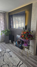 Dark Grey Acoustic Panel 60 x 240cm