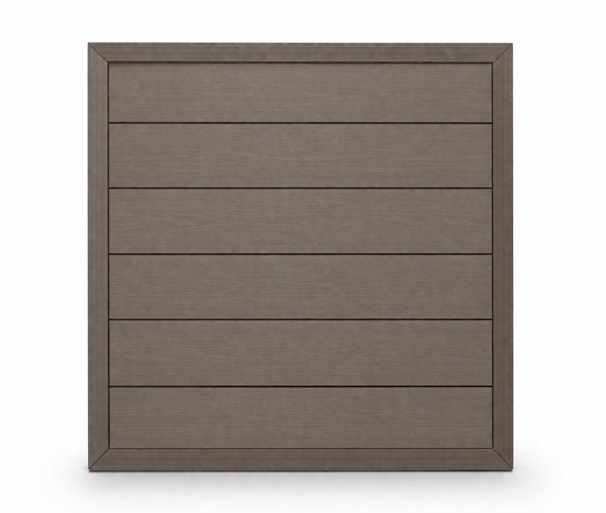 Dark Brown Composite Outdoor Fencing