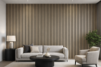 Oak PVC Slat Wall Panel