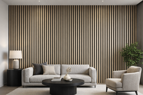 Oak PVC Slat Wall Panel