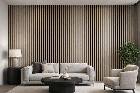 Oak PVC Slat Wall Panel