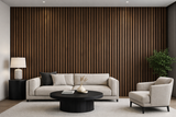 Walnut PVC Slat Wall Panel
