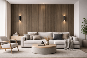 Dark Oak PVC Slat Wall Panel
