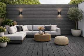 Black Composite Outdoor Decking