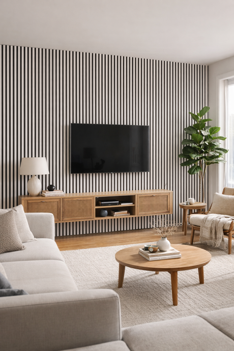 White Acoustic Wall Panel