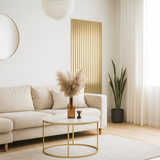 Acoustic Slatted Wall Panels - Luxe Finish - 240cm x 60cm (4 pack)