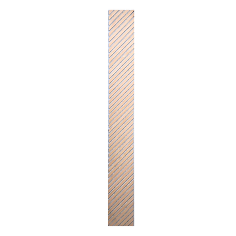 Neutral Collection - Acoustic Wall Panels - Oak on Grey Felt - Chevron - 240cm x 30cm (2 pack)