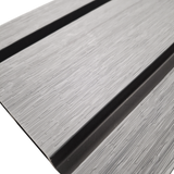 Composite Exterior Slat Wall Cladding - Waterproof, UV-Resistant - Wide Slat