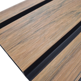 Composite Exterior Slat Wall Cladding - Waterproof, UV-Resistant - Wide Slat