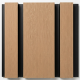 Composite Exterior Slat Wall Cladding - Waterproof, UV-Resistant - Wide Slat