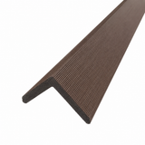 Composite Exterior Slat Wall Cladding - Waterproof, UV-Resistant - Standard Slat - Smoked Oak