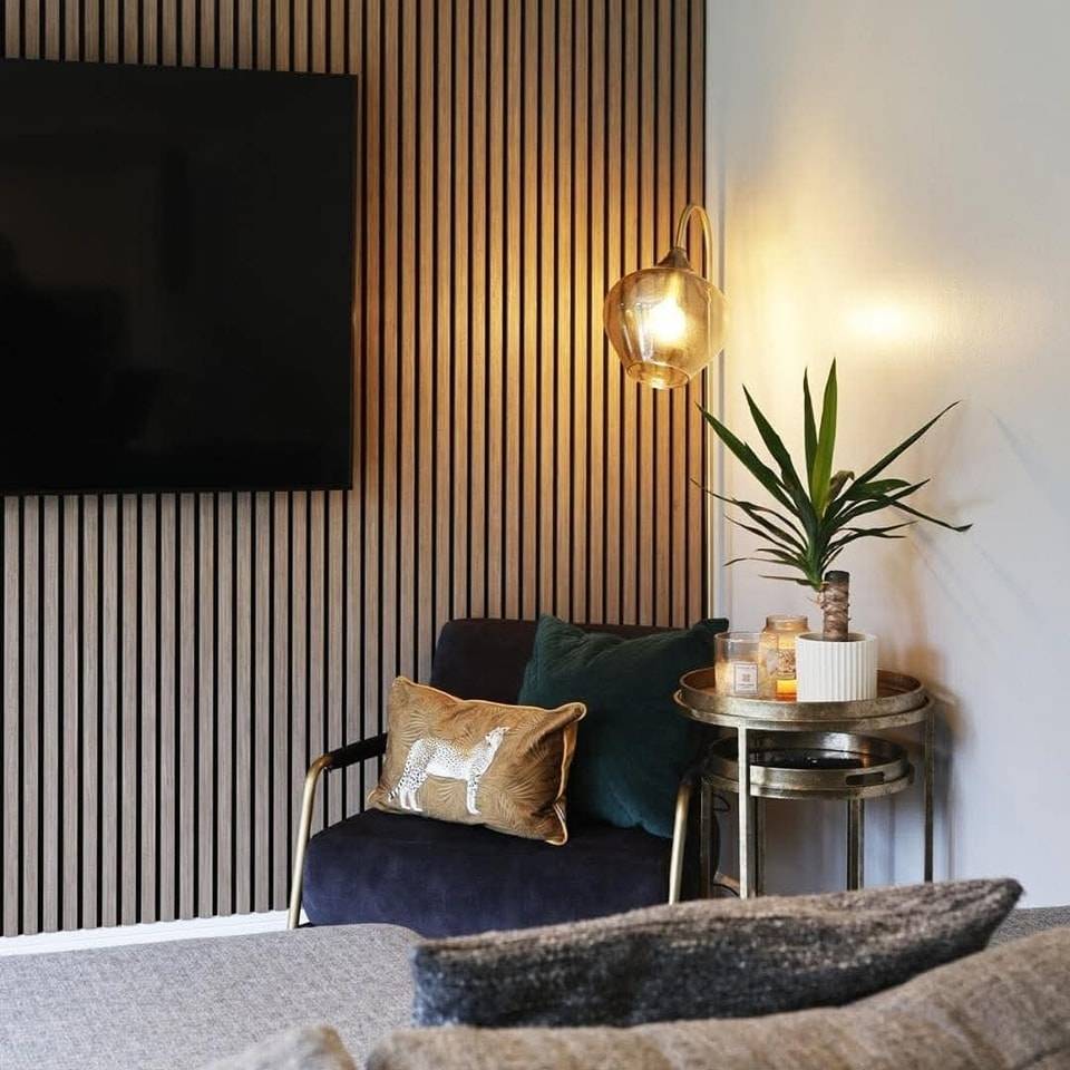 Dark Oak Acoustic Panel 60 x 240cm