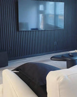 Black Slatted Acoustic Wall Panel 60 x 240cm