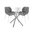 Dinky Grey Bistro Chairs – Set of 2