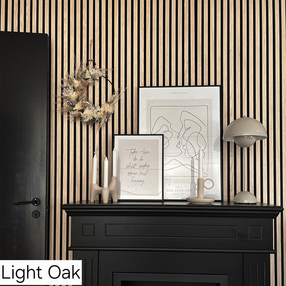 Light Oak Acoustic Panel