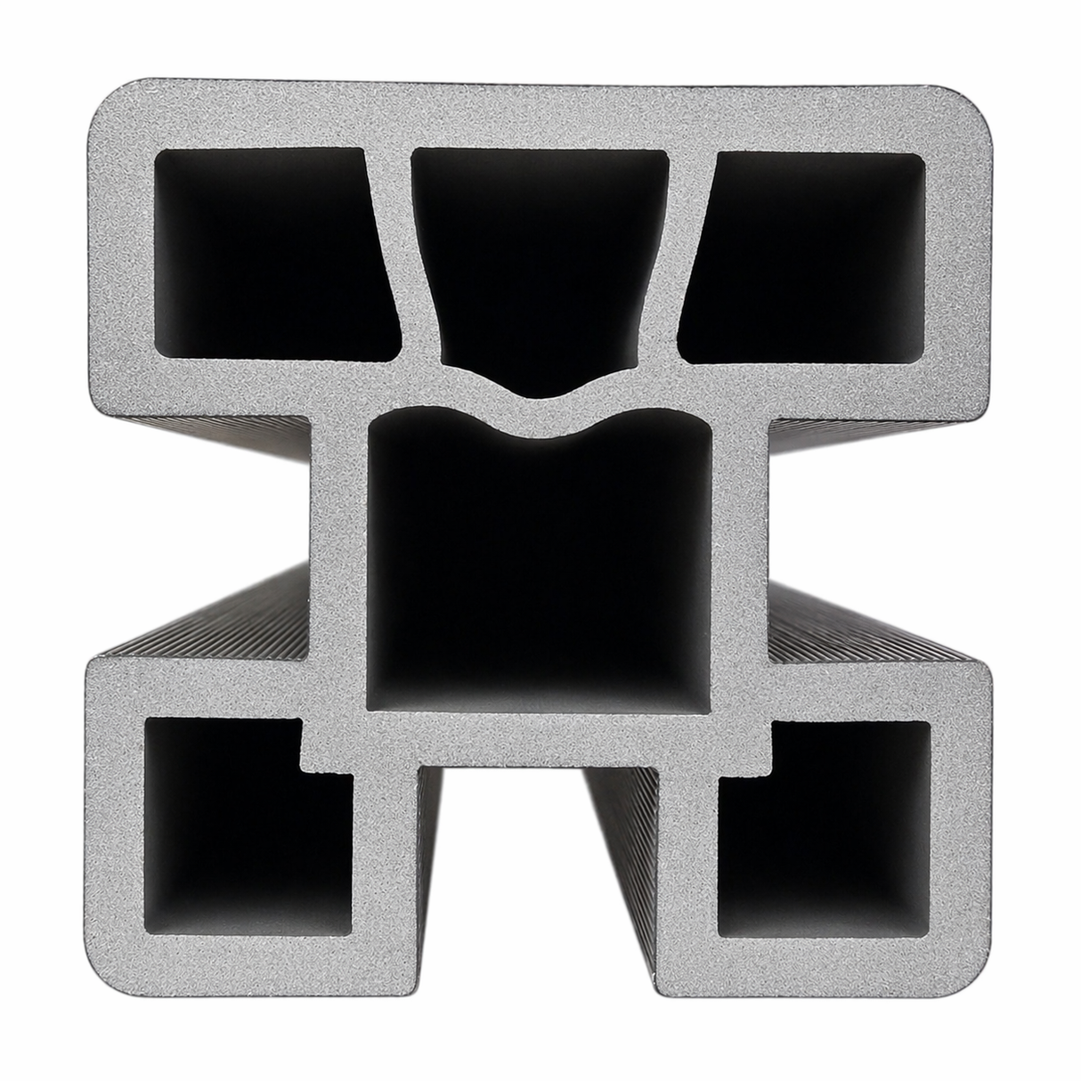 Black Composite Fence Post