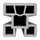 Black Composite Fence Post