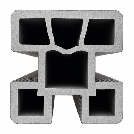 Black Composite Fence Post