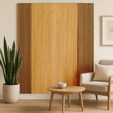 WPC Wall Panels - Wood Effect Flat Wall Panels - 235cm x 40cm (5 pack)