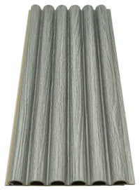 Mid Grey Fluted Tube Wall Panel