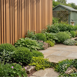 Composite Exterior Slat Wall Cladding - Waterproof, UV-Resistant - Wide Slat