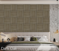 Dark Oak Acoustic Wall Tiles
