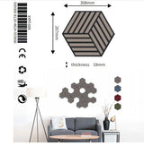 HWP 16D - Dark Grey - Wall Hanging - (1 Carton / 4 pack / 24pcs)