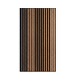 Wood Veneer Acoustic Half Wall Standard Slat Wall Panels - 3-sided - 120cm x 60cm (3 pack) - Deep Oak