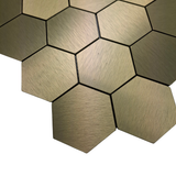 Self Adhesive 3D Mosaic Wall Tiles - Hexagon - 30cm x 30cm (10 pack)