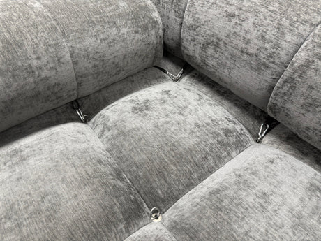 Modern Blue Modular Compression Sofa